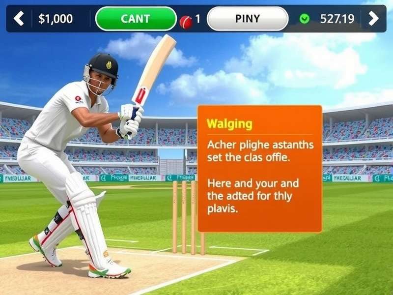 Tendulkar Cricket Fever Game Screenshot